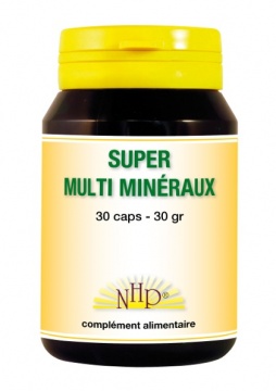 Super Multi Minéraux - 800 mg - 30 Caps NHP